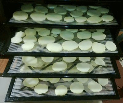 phơn pháp sấy khoai tây